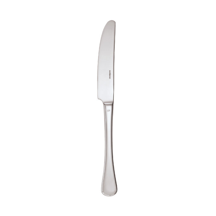 Sambonet queen anne table knife solid handle 9 3/8 inch - 18/10 stainless steel