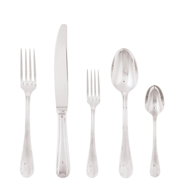 Sambonet ruban croise 5 piece place setting hollow handle - 18/10 stainless steel, MPN: 52523-94, 7…