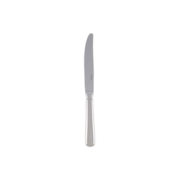 Sambonet baguette dessert knife solid handle 8 3/4 inch - silverplated on 18/10 stainless steel