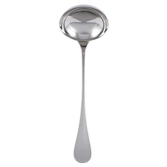 Sambonet baguette soup ladle 12 7/8 inch - silverplated on 18/10 stainless steel