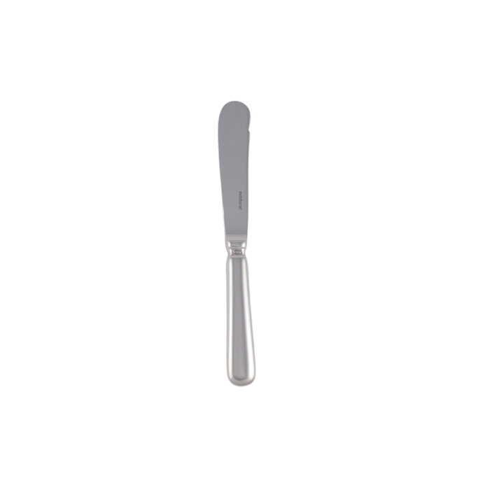 Sambonet baguette butter knife solid handle 7 3/8 inch - silverplated on 18/10 stainless steel