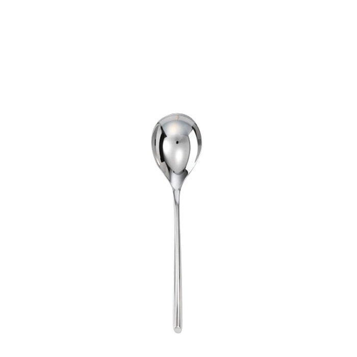 Sambonet bamboo bouillon spoon 7 inch - silverplated on 18/10 stainless steel