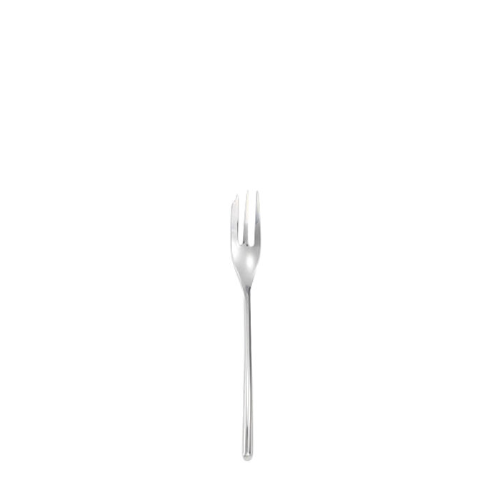 Sambonet bamboo cake fork 5 3/4 inch - silverplated on 18/10 stainless steel