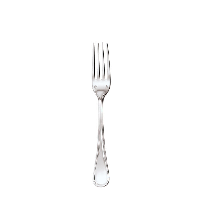 Sambonet contour table fork 7 7/8 inch - silverplated on 18/10 stainless steel