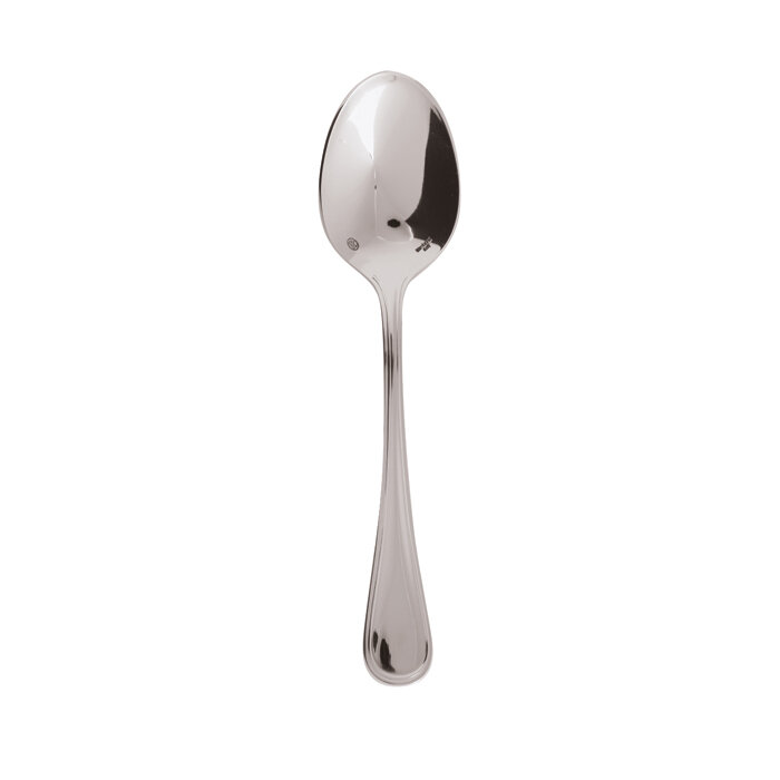 Sambonet contour dessert spoon 7 1/4 inch - silverplated on 18/10 stainless steel, MPN: 52701-25, 7…