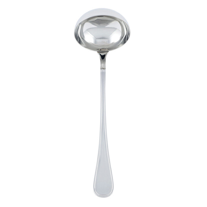 Sambonet contour soup ladle 10 5/8 inch - silverplated on 18/10 stainless steel, MPN: 52701-40, 790…