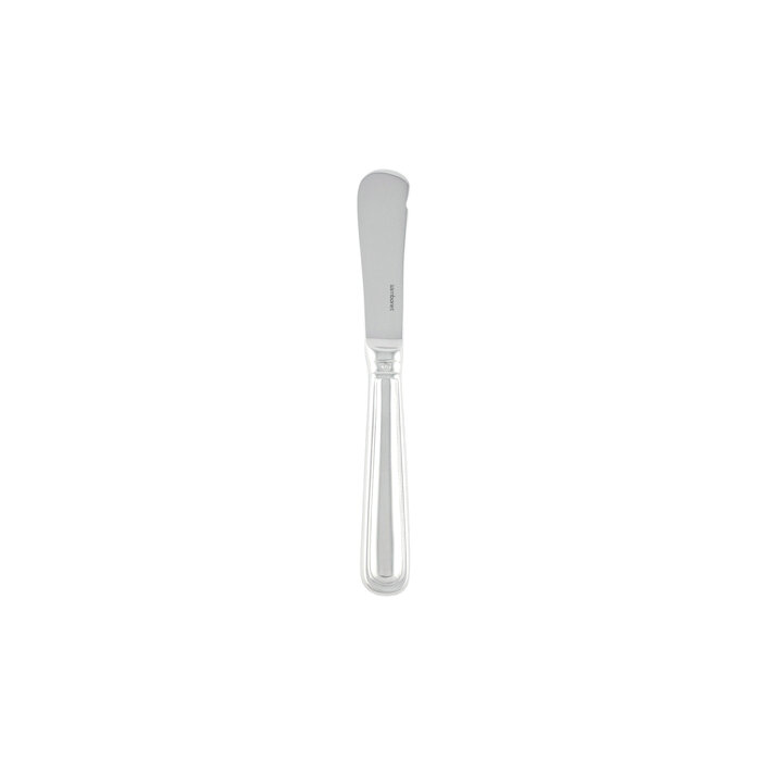 Sambonet contour butter knife solid handle 7 1/2 inch - silverplated on 18/10 stainless steel, MPN:…