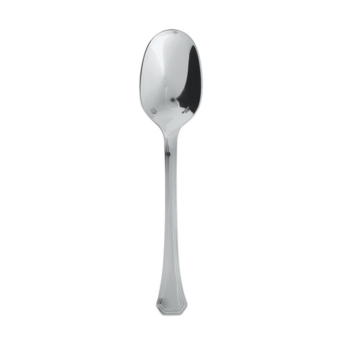 Sambonet deco table spoon 8 1/8 inch - silverplated on 18/10 stainless steel