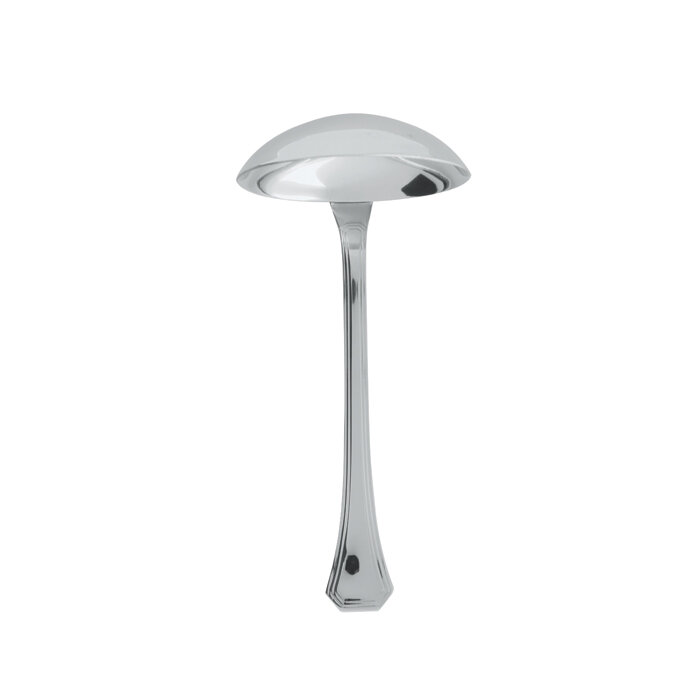 Sambonet deco soup ladle small 6 1/2 inch - silverplated on 18/10 stainless steel, MPN: 52703-41, 7…