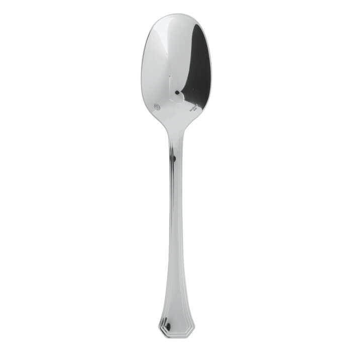 Sambonet deco serving spoon 9 3/4 inch - silverplated on 18/10 stainless steel, MPN: 52703-44, 7909…
