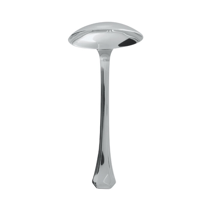 Sambonet deco sauce ladle 5 1/2 inch - silverplated on 18/10 stainless steel