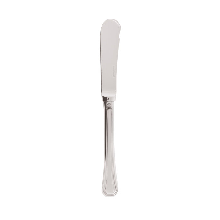 Sambonet deco butter knife hollow handle 7 1/4 inch - silverplated on 18/10 stainless steel, MPN: 5…