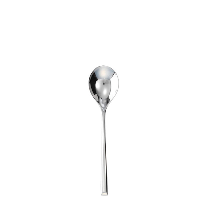 Sambonet h-art bouillon spoon 7 inch - silverplated on 18/10 stainless steel