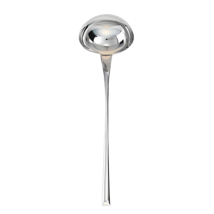 Sambonet h-art soup ladle 9 3/4 inch - silverplated on 18/10 stainless steel