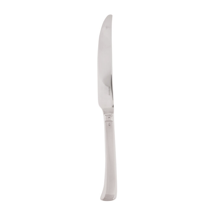 Sambonet imagine table knife hollow handle 10 1/8 inch - silverplated on 18/10 stainless steel