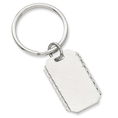 Kelly Waters Swiss Cut Edge Key Ring Rhodium-plated GL8692, MPN: GL8692, 196904089637