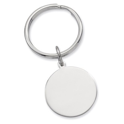 Kelly Waters Round Key Ring Rhodium-plated Polished GL8707, MPN: GL8707, 191101076275