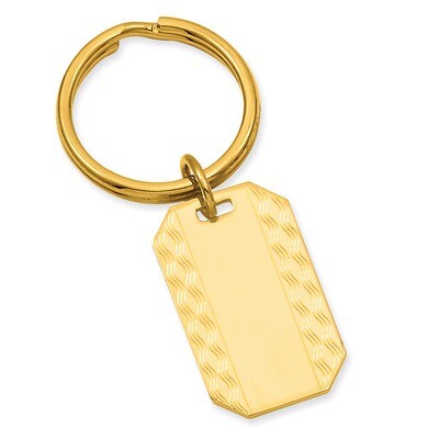 Kelly Waters Patterned Edge Key Ring Gold-plated GL8725, MPN: GL8725, 196904088661