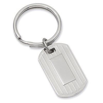 Kelly Waters Etched Lines Key Ring Rhodium-plated GL8720, MPN: GL8720, 196904084441