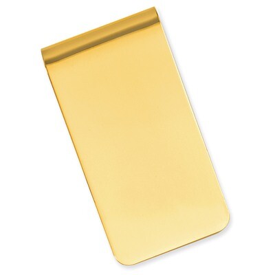 Kelly Waters Rectangle Money Clip Gold-plated Polished GL8738, MPN: GL8738, 191101076299