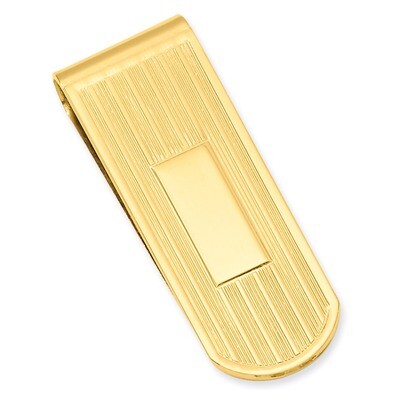 Kelly Waters Etched Lines Money Clip Gold-plated GL8748, MPN: GL8748, 886774643854