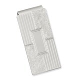 Kelly Waters Coat of Arms Hinged Money Clip Rhodium-plated GL8764, MPN: GL8764, 196904089323