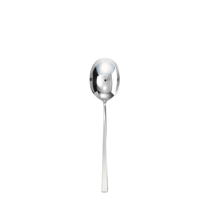 Sambonet linea q bouillon spoon 6 7/8 inch - silverplated on 18/10 stainless steel, MPN: 52730-02, …