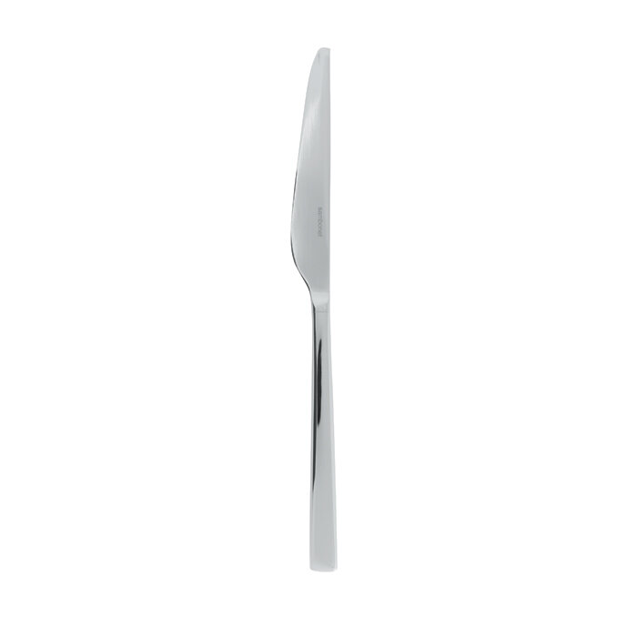 Sambonet linea q dessert knife hollow handle 8 1/4 inch - silverplated on 18/10 stainless steel, MP…
