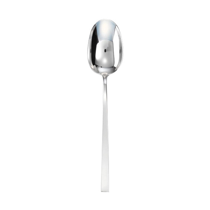 Sambonet linea q serving spoon 8 7/8 inch - silverplated on 18/10 stainless steel, MPN: 52730-44, 7…