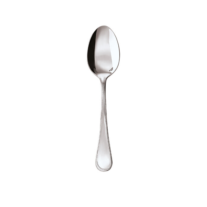 Sambonet perles table spoon 8 1/4 inch - silverplated on 18/10 stainless steel, MPN: 52702-01, 7909…
