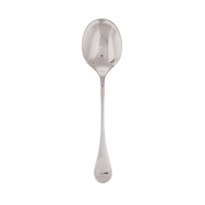 Sambonet queen anne bouillon spoon 7 7/8 inch - silverplated on 18/10 stainless steel, MPN: 52707-0…