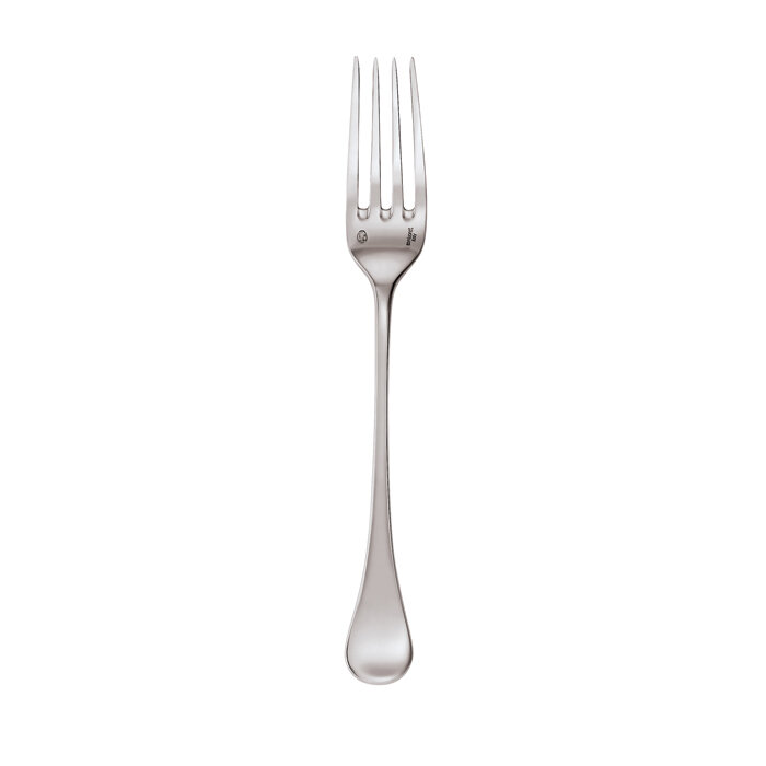 Sambonet queen anne table fork 8 1/4 inch - silverplated on 18/10 stainless steel