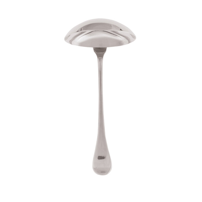 Sambonet queen anne soup ladle small 6 3/8 inch - silverplated on 18/10 stainless steel, MPN: 52707…