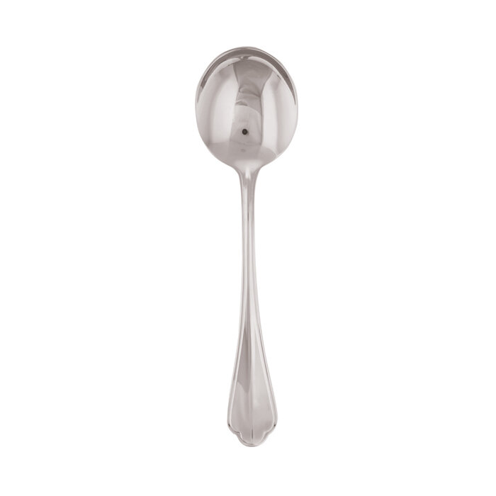 Sambonet rome bouillon spoon 6 7/8 inch - silverplated on 18/10 stainless steel, MPN: 52746-02, 790…