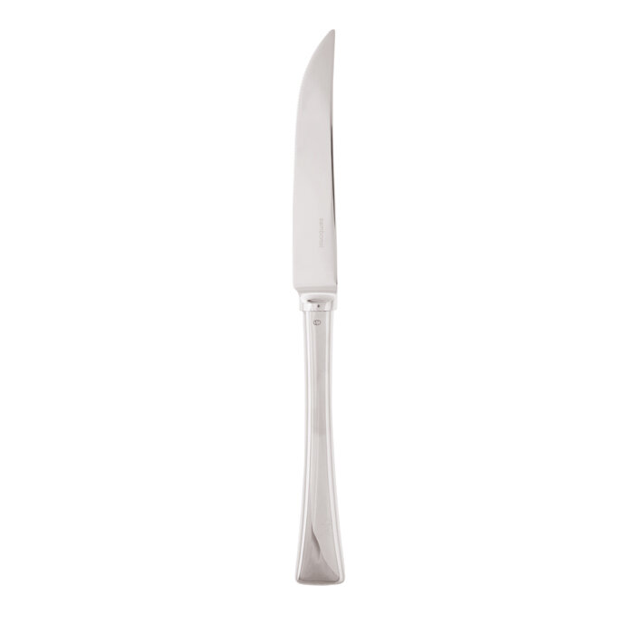 Sambonet triennale steak knife hollow handle 9 7/8 inch - silverplated on 18/10 stainless steel