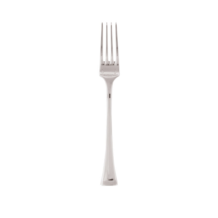 Sambonet triennale dessert fork 7 1/4 inch - silverplated on 18/10 stainless steel
