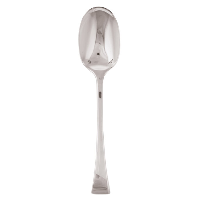 Sambonet triennale serving spoon 9 5/8 inch - silverplated on 18/10 stainless steel