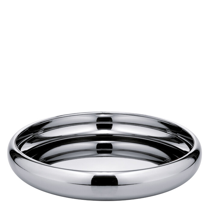 Sambonet sphera bowl tray without handles 15 3/4 inch diameter - 18/10 stainless steel, MPN: 56595-…