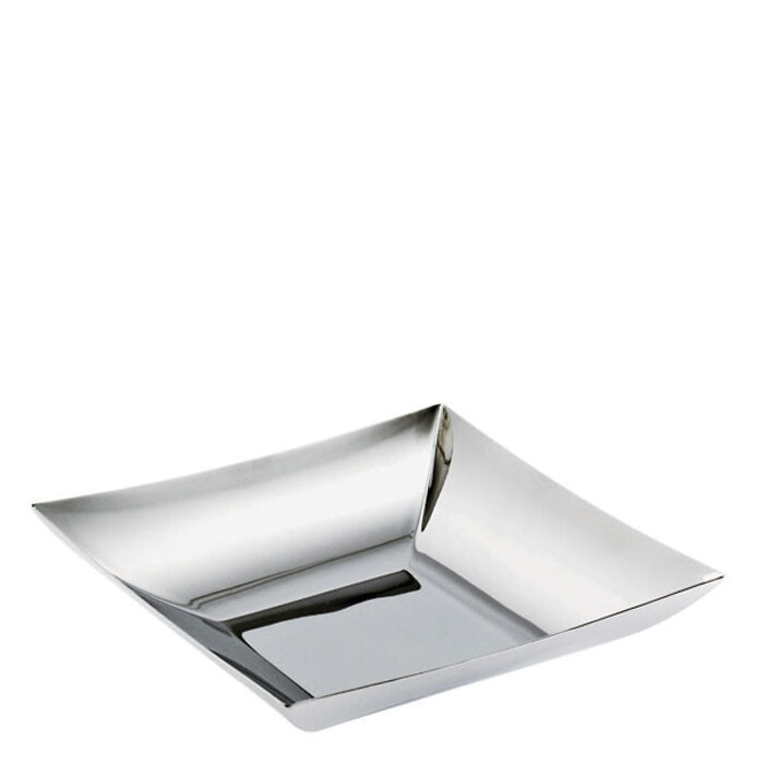 Sambonet home decor linea q fruit basket giftboxed 9 1/2 x 9 1/2 inch - 18/10 stainless steel, MPN:…