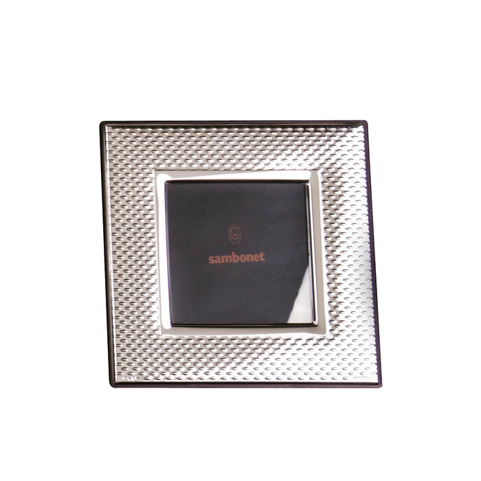 Sambonet dew picture frame 3 1/2 x 3 1/2 inch - silver bilaminate, MPN: 59660L30, 790955969612