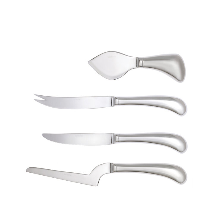 Sambonet party items cheese knife set 4 pieces - 18/10 stainless steel