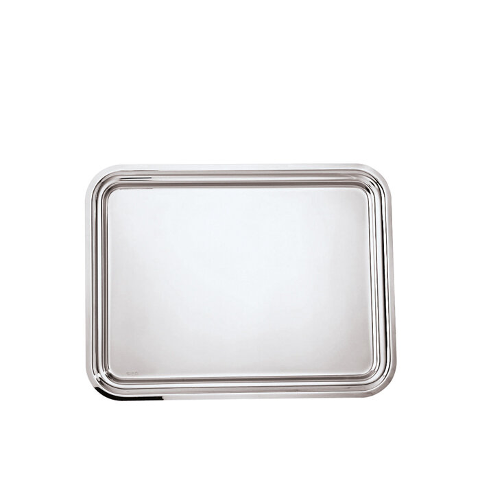 Sambonet elite rectangular tray 15 3/4 x 10 1/4 inch - 18/10 stainless steel