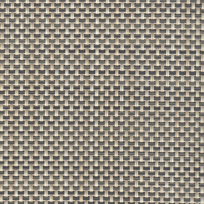 Sambonet table mats linea q table mat beige-grey 18 7/8 x 14 1/8 inch - polyester, MPN: 56529-DD, 7…