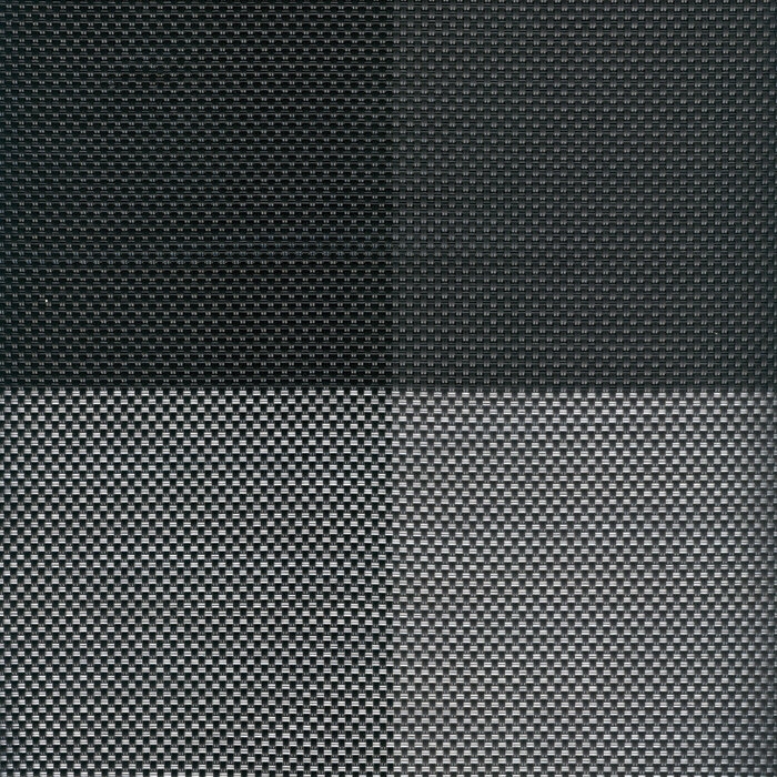 Sambonet table mats linea q table mat black four sectors 16 1/2 x 13 inch - polyester