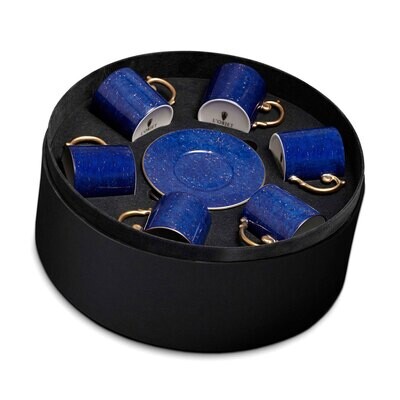 L&#39;Objet Lapis Espresso Cup and Saucer Gift Box of 6, MPN: LS156,
