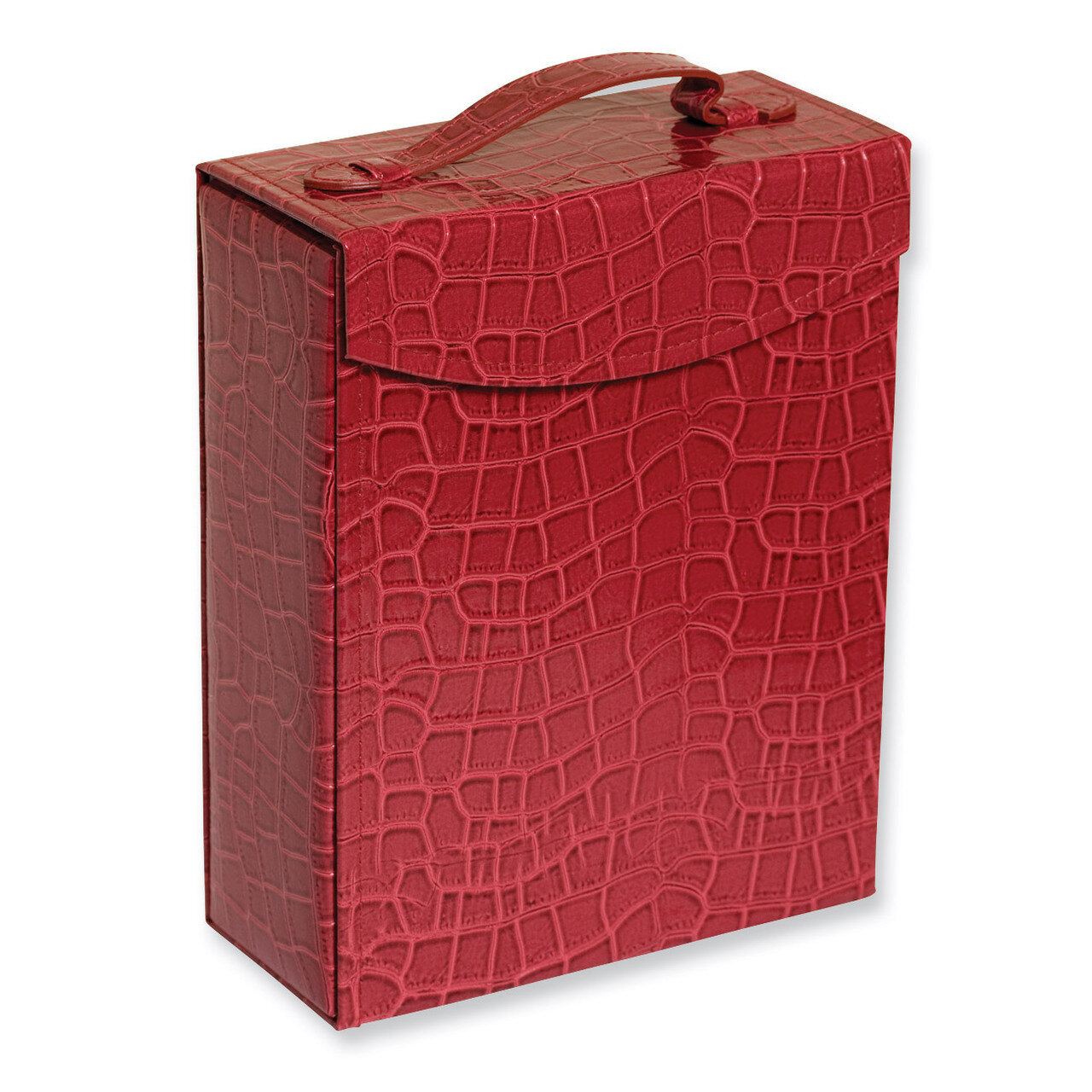 Red Crocodile PVC Jewelry Case GP9539