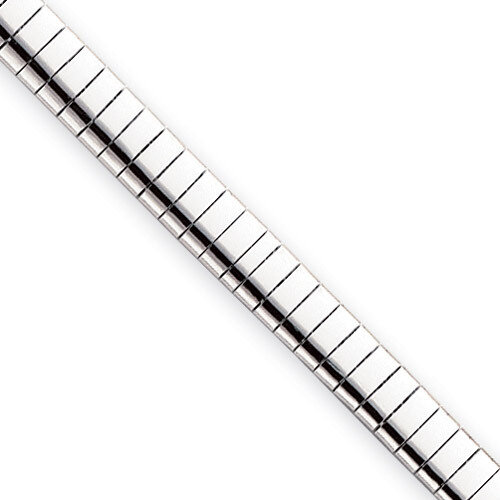 8.25 inch Rhodium-plated 6mm Omega Bracelet KW488-8.25