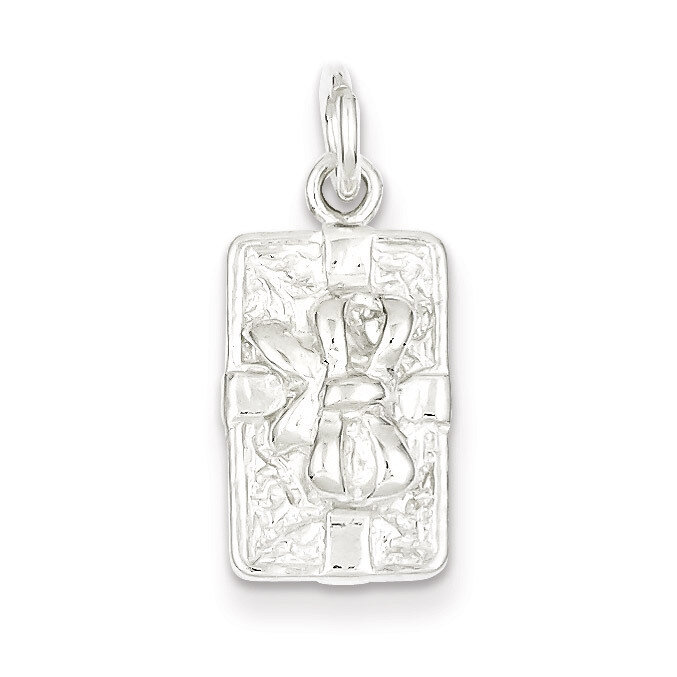 Sterling Silver Present Charm QC841