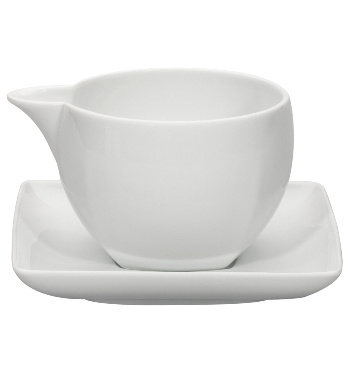 Vista Alegre Carre White Sauceboat &amp; Stand, MPN: 21103825, 5601266968537