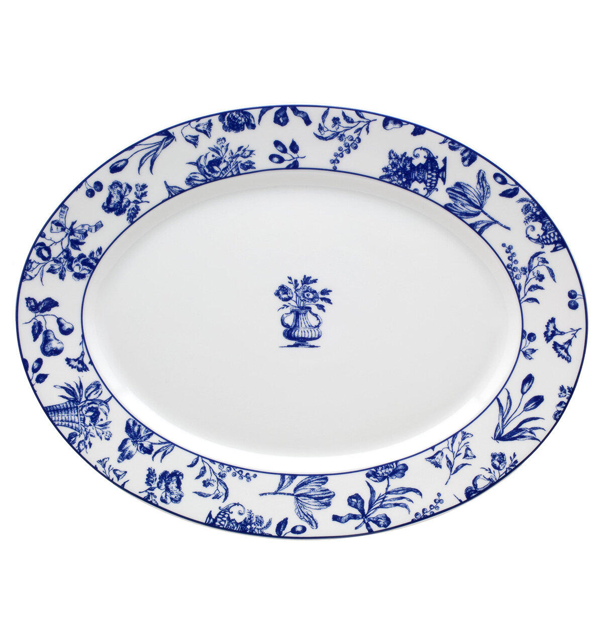 Vista Alegre Chintz Azul Medium Oval Platter, MPN: 21107162, 5601266023205